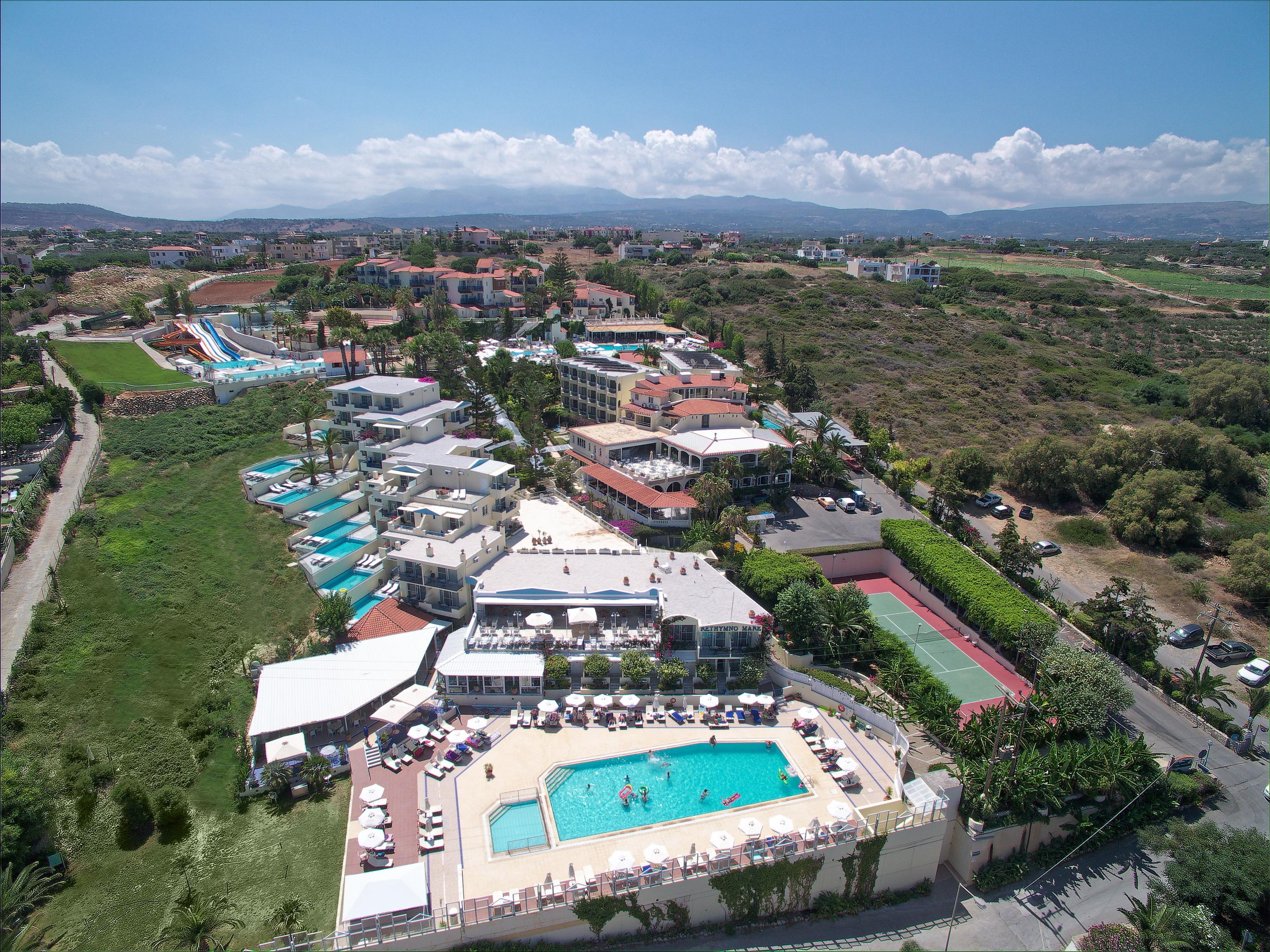 Rethymno Mare & Water Park Hotel Скалета Екстериор снимка
